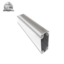 ZJD-KE357 Perfil de marco de carpa de arco de aluminio anodizado de 4 mm de espesor